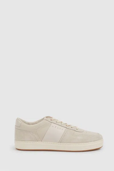 HOGAN HOGAN LEATHER AND SUEDE LACE-UP TRAINERS