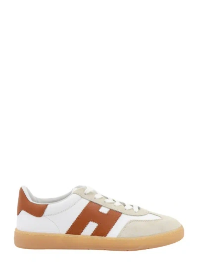 HOGAN LEATHER AND SUEDE SNEAKERS