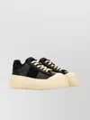 Hogan Leather And Suede Sneakers With Contrasting Sole
