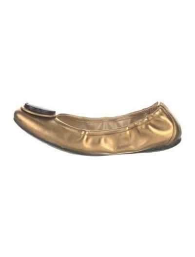 Pre-owned Hogan Leather Ballet Flats