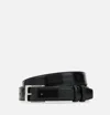Hogan Leather Belt In Black