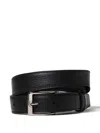 Hogan Square Buckle Belt In Black
