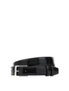 Hogan Adjustable Double Belt 30 Mm In Black