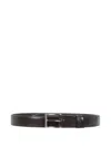 Hogan Adjustable Cotton Sweatshirt Belts In Black