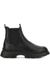 Hogan Leather Boots That Reach The Ankle In Black