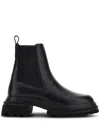 Hogan Woman Ankle Boots Black Size 7 Leather In Black