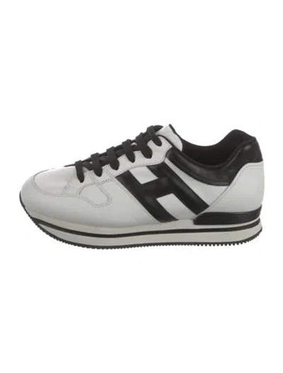 Pre-owned Hogan Leather Colorblock Pattern Sneakers In Multi