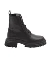 Hogan H674 Combat Boots In Black