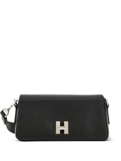Hogan Leather Crossbody Bag In Black
