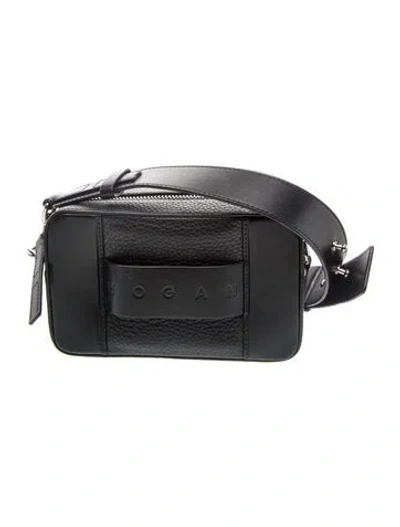 Pre-owned Hogan Leather Crossbody Bag In Black
