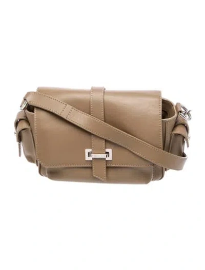 Pre-owned Hogan Leather Crossbody Bag In Neutral