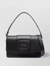 Hogan H-bag Leather Crossbody Bag In Black