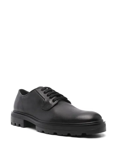 HOGAN LEATHER DERBY SHOES