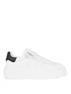 Hogan H645 Leather Sneakers In White