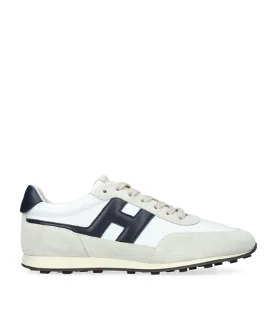 Hogan Leather H669 Allacciato Sneakers In Multi