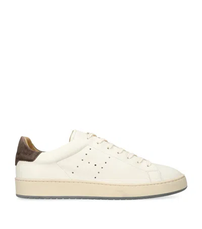 HOGAN LEATHER H672 TENNIS SNEAKERS