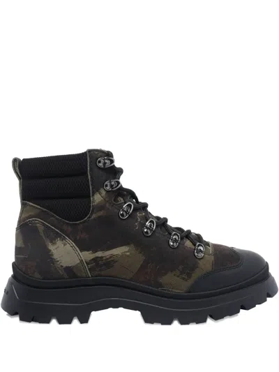 HOGAN LEATHER HIKING BOOTS