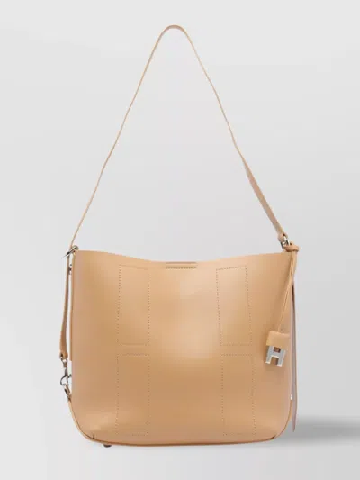 HOGAN LEATHER HOBO BAG ADJUSTABLE STRAP