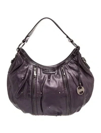 Pre-owned Hogan Leather Hobo In Grey