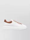 Hogan White Leather Sneakers With Sole In White