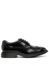 HOGAN LEATHER LACE-UP OXFORD SHOES