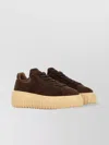 Hogan Leather Lace-up Sneakers Platform Sole