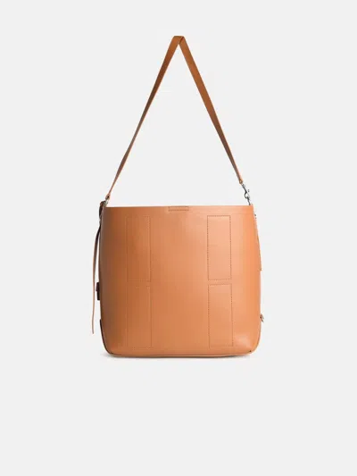 Hogan Leather Leather Bag In Brown