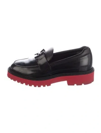 Pre-owned Hogan Leather Loafers In Multi