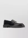 Hogan Leather Loafers With Chunky Sole And Glossy Finish