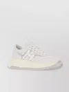 Hogan Leather Low-top Round Toe Rubber Sneakers