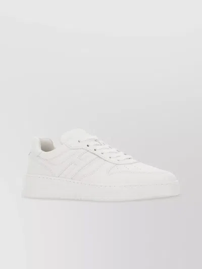 Hogan Leather Low-top Sneakers H630 In Grey