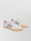 Hogan Leather Low Top Sneakers With Rubber Sole