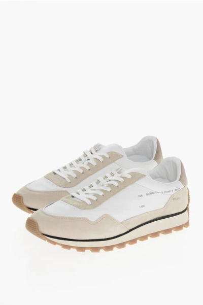 HOGAN LEATHER MONTENAPOLEONE LOW-TOP SNEAKERS
