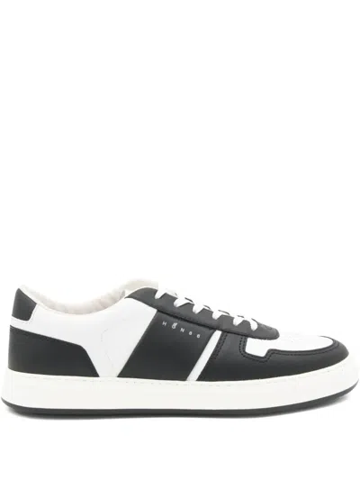 HOGAN LEATHER PANELLED SNEAKERS