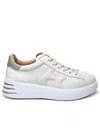 Hogan Elevated Laced Flat Shoes With Sleek Design And Comfortable Fit In White