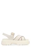 Hogan Sandals With Buckle In Ivory