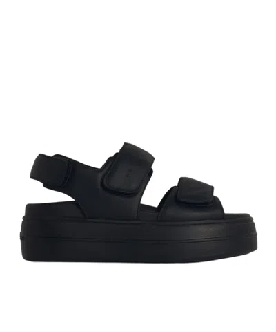 HOGAN HOGAN STRAPED ROUND TOE SANDALS