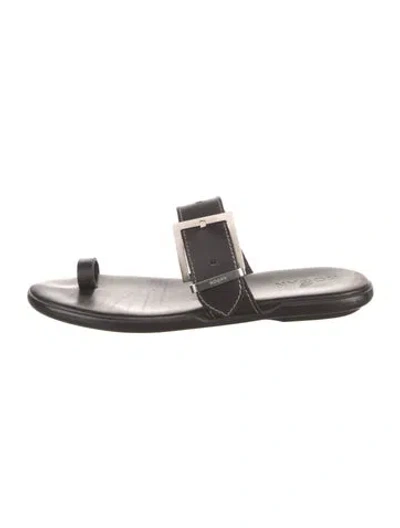 Pre-owned Hogan Leather Sandals In Brown