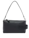 Hogan Crossbody Leather Bag Adjustable Strap In Black