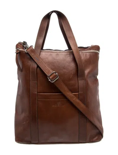 Pre-owned Hogan Leather Shoulder Bag In Brown