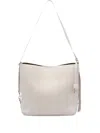 Hogan Adjustable Strap Leather Shoulder Bag In Neutrals