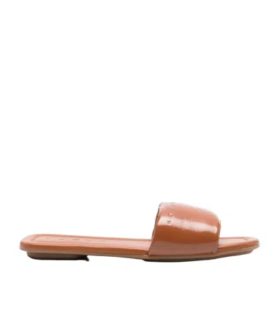 HOGAN LEATHER SLIDES
