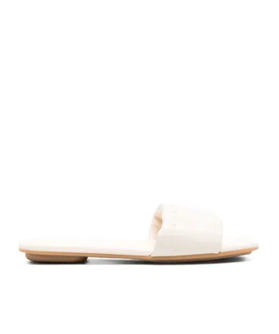 HOGAN LEATHER SLIDES