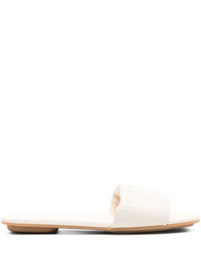 HOGAN LEATHER SLIDES