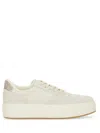Hogan Elevated Leather Sneakers In White