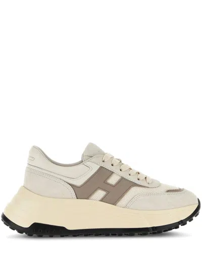 Hogan Leather Sneakers In 中性色