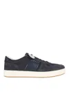 Hogan Logo Strap Lace-up Sneakers In Black