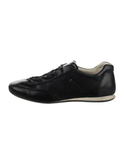 Pre-owned Hogan Leather Sneakers In Blue