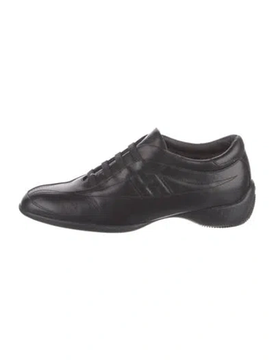 Pre-owned Hogan Leather Sneakers In Brown