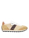 Hogan Leather Sneakers In Marrón